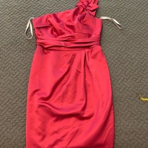 NWT David’s One Shoulder Cocktail Dress